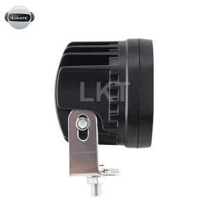 Sistema de iluminación para motocicleta LKT, lente 4LED, Faro de doble Color, foco auxiliar, luz de trabajo LED, Mini foco de conducción - Product Image 3