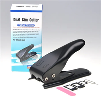 Cortador de Tarjetas SIM Dual 2 en 1 Nano y Micro de Alta Calidad Directamente de Fábrica para iPhone, Samsung, HTC, Nokia