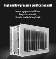 Cellule de précipitation électrostatique pour éliminer les fumées d'huile, la poussière, la fumée de cuisine de restaurant 580*285*480mm Filtre électrostatique