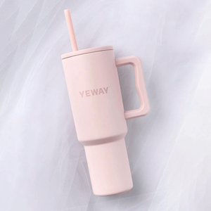 Gobelet isotherme à double paroi en acier inoxydable 304 de 40 oz avec paille cachée et couvercle anti-fuite, isolation thermique de 12 à 24 heures - Product Image 1