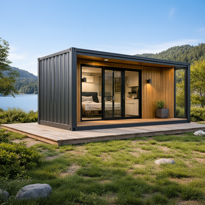 Casa Prefabricada Pequeña, <span class=keywords><strong>Contenedor</strong></span> Modular, Villa Cápsula, Oficina Tipo Pod, Baño Portátil, Almacén, Cobertizo, Estructura de Acero, Unidad de Construcción - Product Image 1