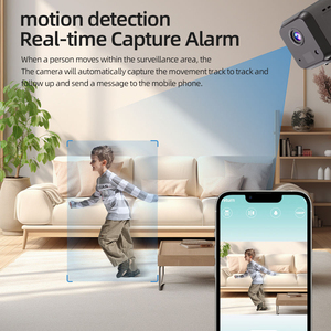 Eseecloud Cámara WiFi Inalámbrica Mini de 3MP con Batería, Conectividad WiFi Interior, Visión Nocturna, Audio Bidireccional, Visualización Remota por APP - Product Image 4