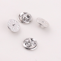 Fermoir papillon en laiton massif pour badges métalliques, accessoires de fabrication de bijoux et broches