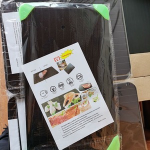 Plateau de décongélation rapide pour aliments congelés, plateau d'eau pour décongeler rapidement les steaks, plaque spéciale en aluminium pour décongeler rapidement la viande - Product Image 3