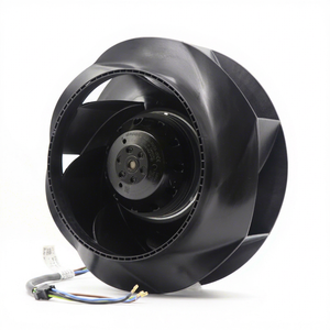 พัดลมแบบแรงเหวี่ยง AC รุ่น R2E225-RA92-09/F02 ขนาด 225 มม. 230VAC 2750 รอบต่อนาที 700CFM 180 วัตต์ ใบพัดโค้งหลังแบบมีมอเตอร์ สำหรับระบบ HVAC - Product Image 1