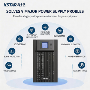 Kstar YDC9103S 3000VA <span class=keywords><strong>3Kva</strong></span> <span class=keywords><strong>2700W</strong></span> Onduleur en ligne à double conversion haute fréquence avec 72V DC - Product Image 5