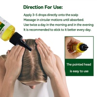Chinaherbs Sérum de croissance capillaire naturel personnalisé, vente chaude, huile essentielle anti-chute de cheveux pour réparer les cheveux