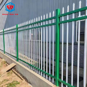 Clôture décorative en fer forgé de haute qualité, <span class=keywords><strong>prix</strong></span> imbattable, fabrication chinoise SRX, clôture en acier galvanisé en fer forgé - Product Image 3