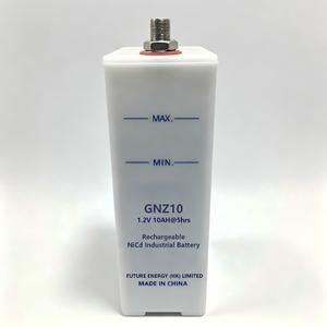 IEC60623แบตเตอรี่อัลคาไลน์นิกเกิลแคดเมียม (NiCd) GNZ10 10AH 1.2V แบบชาร์จไฟได้ KPM10ปานกลาง - Product Image 2