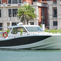 Yacht de plaisance de luxe en fibre de verre sur mesure de 48,8 pieds, bateau à moteur pour croisière côtière, tour des îles, loisirs, 38 nœuds