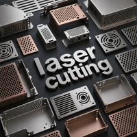 Fabrication de pièces en aluminium et acier inoxydable OEM, découpe laser de tôles, pièces métalliques personnalisées, service de découpe laser