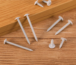 # Vis autotaraudeuses à tête fraisée 8 x 1/2 en acier au carbone zingué, vis à bois à tête blanche, filetage complet, embout de tournevis inclus, 100 pièces - Product Image 5