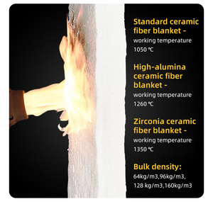 1400 sợi gốm cách nhiệt chăn Giấy chịu lửa alumina <span class=keywords><strong>silcate</strong></span> sợi chăn cho lò - Product Image 3