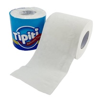 Vente en gros de papier hygiénique Fabricant de pulpe de bambou vierge souple et bon marché Rouleaux de papier toilette 3 plis pour salle de bain