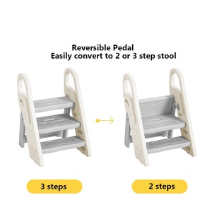 Torre de aprendizaje plegable de plástico para niños pequeños, contador de cocina para aprendizaje - Product Image 3