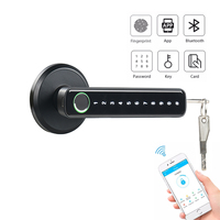 Cerradura de Puerta TTlock con Huella Dactilar y Contraseña, Cerradura Digital Electrónica de Alta Seguridad para Hogar y Hotel 4558 5072
