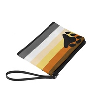 Pochette à monnaie personnalisée en toile de polyester sur le thème de l'gay pride pour le transport quotidien, les courtes vacances, souvenir culturel