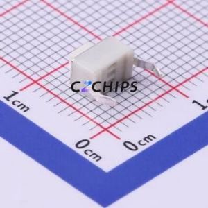 TS-1001-AR05016 Tactile Switch Through hole Component (THT) Switch Single Pole Single Throw Rectangle Button 1.6N Through Hole - Product Image 2