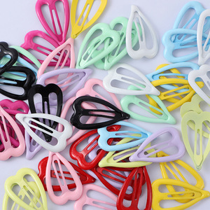 Petite pince à cheveux en métal en forme de cœur creux de 3 cm pour femmes, usage quotidien, pince latérale, accessoire de coiffure DIY - Product Image 4