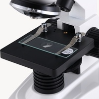 Student Binocular Microscopes 640X Magnification Clip Plate Platform Children's Optical Educational Instruments