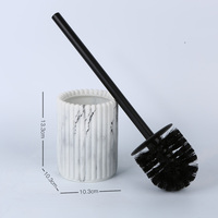 Imitation Marbre Stripe Résine Salle De Bains 5 Pièces Ensemble Distributeur De Savon Porte-Brosse À Dents Tumbler Porte-Savon Porte-Brosse De Toilette
