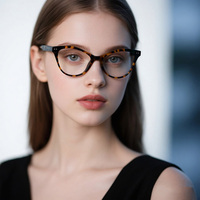 Montura Óptica de Acetato, Montura Colorida para Gafas, Gafas Listas para Usar, Éxito de Ventas, Gafas Unisex