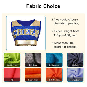 Conjuntos de Disfraces de Animadoras para Niñas Adultas con Logotipo Personalizado, Color Beige, Novedades, 100% Poliéster, Uniforme para Espectáculos de Danza y Actuaciones en Escenario - Product Image 5