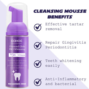 <span class=keywords><strong>EELHOE</strong></span> <span class=keywords><strong>V34</strong></span> Espuma Química Blanqueadora para Niños, Cuidado Bucal y Dental para Eliminar Manchas Amarillas - Product Image 3