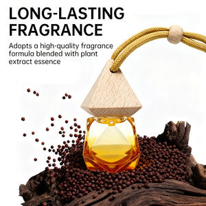 Diffuseur <span class=keywords><strong>d</strong></span>'huiles essentielles pour voiture X9, longue durée (30-60 jours), à suspendre, en verre portable, parfum poire, aromathérapie, rafraîchisseur <span class=keywords><strong>d</strong></span>'<span class=keywords><strong>air</strong></span> - Product Image 5