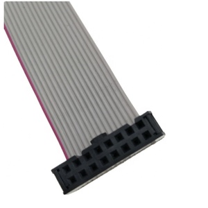 Factory Wholesale 16P 2*8Pin 2.54mm IDC Socket to FD DIP Flat <b>Ribbon</b> Cable Assemblies 2651 28awg Other <b>Wires</b> Cable Suspension - Product Image 2