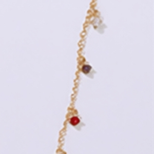 Collana in Acciaio Inossidabile con Ciondolo in Zircone, Placcata Oro, Catena Colorata con Charm, Gioielli Trendy per Donna, Uso Quotidiano - Product Image 6
