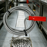 Déboucheur de tuyaux en plastique DIY OEM pour éviers de cuisine domestiques et nettoyeurs d'égouts, type spirale, fabricant et fournisseur