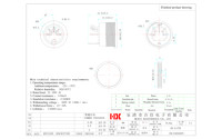 Connecteur circulaire vertical HX Factory Direct DS-5-07E, prise DIN femelle 5 broches, montage sur circuit imprimé, 5 cœurs