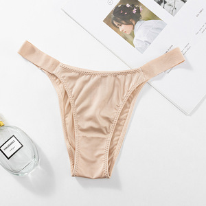 Mới Đến Biểu Tượng Tùy Chỉnh Liền Mạch Thấp Eo Nóng Cô <span class=keywords><strong>G</strong></span>ái Trẻ Thong Panty Đồ Lót Nhanh Chóng Khô <span class=keywords><strong>G</strong></span> Chuỗi T Trở Lại Của Phụ Nữ Quần Lót - Product Image 4