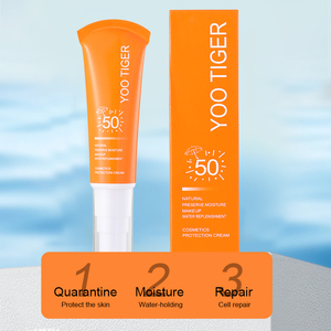 Etiqueta privada YOO TIGER 3703 Cosméticos Maquillaje facial Base BB Crema Base de larga duración Protector solar Crema bloqueadora solar - Product Image 2