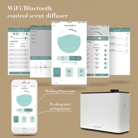 Diffuseur d'arômes électrique Bluetooth sans eau pour HVAC, machine à huile parfumée grande capacité pour espaces commerciaux et résidentiels, parfums d'ambiance de qualité supérieure
