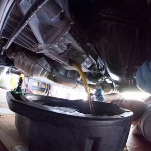 플라스틱 오일 드레인 팬 폐기물 엔진 오일 수집기 탱크 수리 용 기어 박스 오일 트립 트레이 자동차 연료 유체 변경 차고 도구 10L 15L - Product Image 6