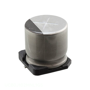 Condensateur SMD à montage en surface UCB0J102MNL1GS 1000 uF CAP ALUM 1000UF 20% 6.3V du fabricant Channel - Product Image 1