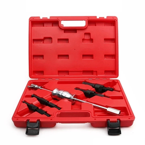 Extracteur de roulement à trou intérieur 5 pièces, extracteur de roulement à trou aveugle, extracteur d'engrenage, kit d'outils de réparation avec marteau à inertie - Product Image 1