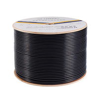 Cable Ethernet Cat6 para exteriores, personalizado de fábrica, cable de red Netlink, RJ45, cobre 24AWG, SFTP, retráctil.