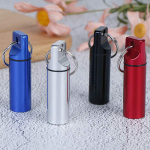 Caixa de alumínio portátil para remédios, recipiente em metal para remédios, caixa de comprimidos, garrafa de cuidados de saúde pessoal - Product Image 3