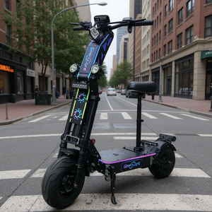 Scooter électrique 72V pour adulte, pliable facilement, écran numérique NFC, batterie au lithium 40-100Ah, pneus larges de 13 pouces et 14 pouces, modèle 2026 - Product Image 1