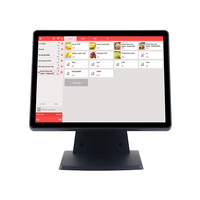 Terminal Punto de Venta de Escritorio con Pantalla Táctil de 15 Pulgadas, Nuevo de Fábrica, Caja Registradora con Pantalla Táctil Capacitiva, Sistemas POS