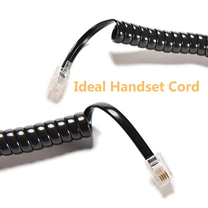 สายโทรศัพท์แบบแบนชนิดเกลียว CAT6 RJ9/RJ11/RJ12 สำหรับใช้งานภายในอาคาร สีดำและสีขาว ตัวนำทองแดง สายต่อขยาย - Product Image 6