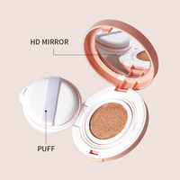 Coussin de maquillage pour le visage végétalien Marque privée Peau mate longue durée Couverture complète BB Cream Fond de teint à coussin d'air