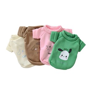Sanrio Print Fleece Sweatshirt For <b>Cats</b> And Dogs Autumn Winter Warm Pet <b>Clothes</b> - Product Image 5