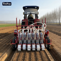 Semoir pneumatique personnalisé à aspiration d'air, entraîné par tracteur, pour la plantation de précision des légumes (oignons, carottes, chou-fleur)