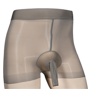 Calzoncillos Transparentes Sexys para <span class=keywords><strong>Hombre</strong></span> - Ropa Interior Ultrafina de Tiro Alto sin Costuras de Spandex, Shorts Transparentes de Doble Capa con Gran Elasticidad - Product Image 1