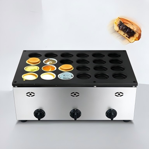 Gaufrier commercial 32 trous à gaz <span class=keywords><strong>pour</strong></span> la production <span class=keywords><strong>de</strong></span> gâteaux à la pâte <span class=keywords><strong>de</strong></span> haricots rouges et <span class=keywords><strong>de</strong></span> gâteaux en rouleaux - Product Image 1