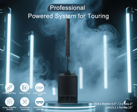 Altavoces de columna activos de 8x4.5 pulgadas, sistema de sonido profesional Line Array PA para restaurantes, sistema de altavoces de 15 pulgadas para exteriores, altavoces de jardín para DJ